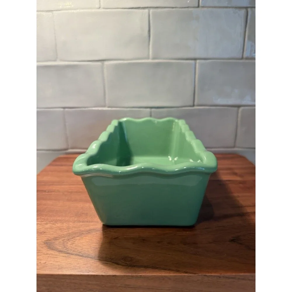 Ceramic Bread Pan Psalm 34:8 Bake Friends